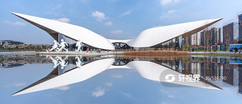 成都天府艺术公园，2021双年展，成都市美术馆A区景观 图片 | 轩视界