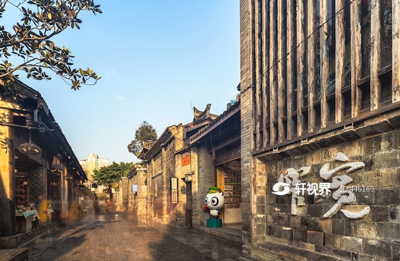 宽窄巷子古街建筑风光 图片 | 轩视界