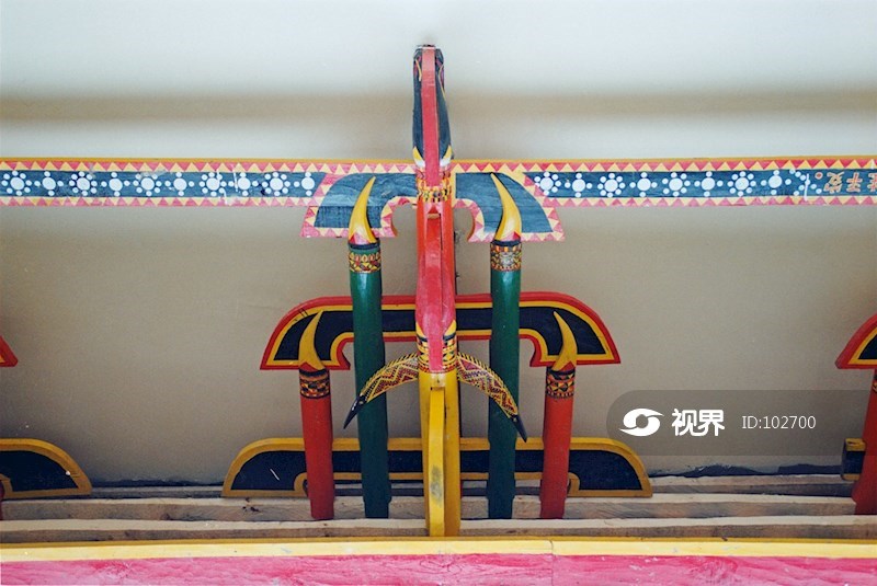 彝族建筑彩绘 图片 | 轩视界