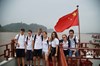 第二届国际友城青年“看四川”夏令营：乘船参观乐山大佛