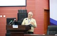 加尔各答国际管理学院院长阿伦达姆.班尼克教授在会上做主旨演讲。